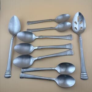 Cambridge CODIE Stainless Oval Table Spoon 7" Lot (9)